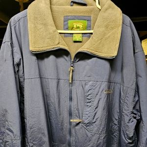 Stillwater Supply Cabela's Fleece Lined Zipper Blue Coat Jacket Mens